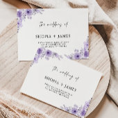 Paarse bruiloft envelop adres Sjabloon
