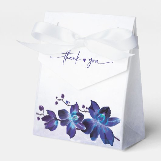 Paarse bruiloft voor cadeaudoos bedankdoosjes (Voorkant Zijde)