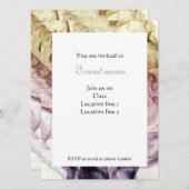 Paarse bruine stofpuinachtige stof Abstract person Kaart (Voorkant / Achterkant)