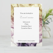 Paarse bruine stofpuinachtige stof Abstract person Kaart (Staand voorkant)