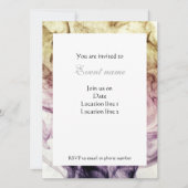 Paarse bruine stofpuinachtige stof Abstract person Kaart (Voorkant)