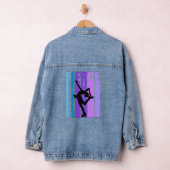 Paarse bruinijs Verjaardag kleurig Denim Jacket (Hangar)