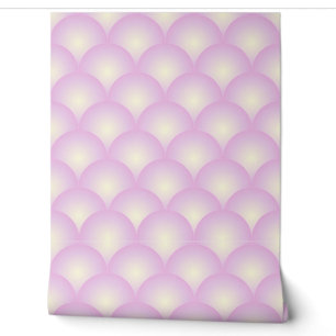 Paarse Bubbel Schelpbehang Behang