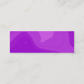 Paarse bubbelgom mini visitekaartje (Achterkant)