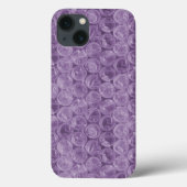 Paarse bubbelomlooppatroon Hoesje-Mate iPhone case (Achterkant)