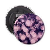 Paarse bubbels button flesopener (Voorkant)