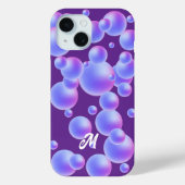 Paarse Bubble-telefoonhoes Case-Mate iPhone Case (Achterkant)