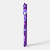 Paarse Bubble-telefoonhoes iPhone 15 Case (Linkerkant)