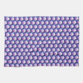 Paarse Bubbles met Schakeringen Theedoek (Horizontaal)