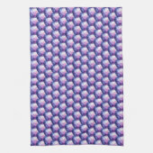Paarse Bubbles met Schakeringen Theedoek (Verticaal)