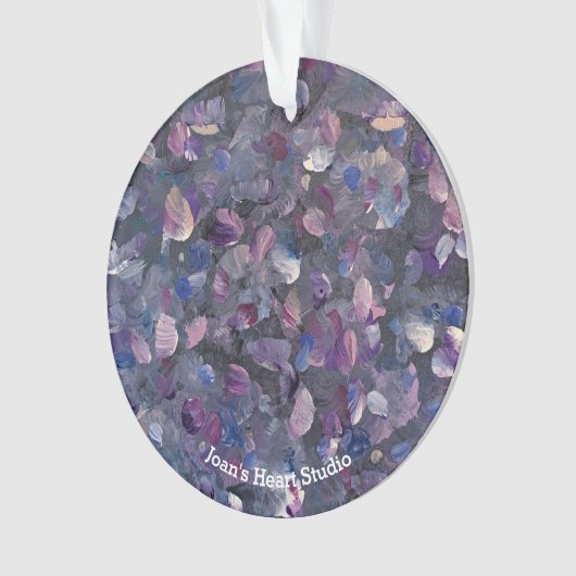 Paarse Bubbles Ornament (voorkant)