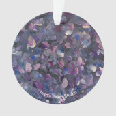 Paarse Bubbles Ornament (voorkant)