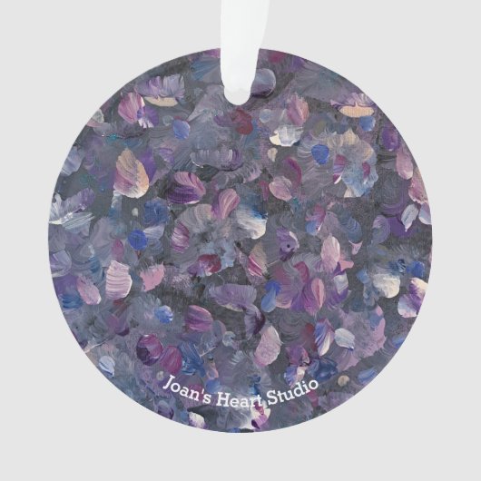 Paarse Bubbles Ornament (voorkant)