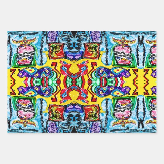 PAARSE BUFFALO CADEAUVERPAKKING—3 VELLEN INBEGREPE (Voorkant 2)