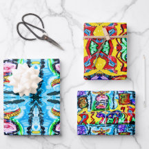 PAARSE BUFFALO CADEAUVERPAKKING—3 VELLEN INBEGREPE