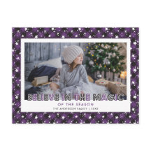 Paarse Buffalo met sneeuwbanden Beleef foto