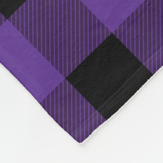 Paarse bufferboorgaansteker fleece deken (Hoek)