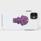 paarse buitenaardse Case-Mate iPhone case (Achterkant (horizontaal))