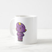 paarse buitenaardse koffiemok (Voorkant links)