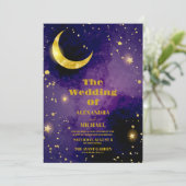 Paarse buitenste ruimtevaart kaart (Staand voorkant)