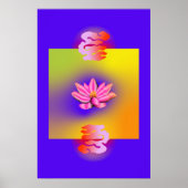 Paarse buitenwijken poster (Voorkant)