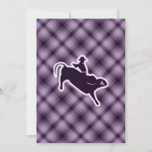 Paarse Bull Rider Kaart (Achterkant)