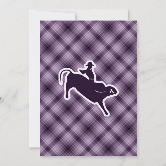 Paarse Bull Rider Kaart (Achterkant)