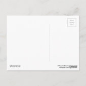 Paarse bull Thistle in Bloom Briefkaart (Achterkant)