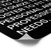 paarse bulseye QR-code Poster (Hoek)