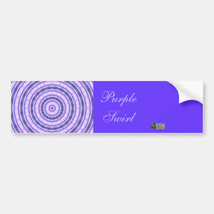 Paarse bumperstickers