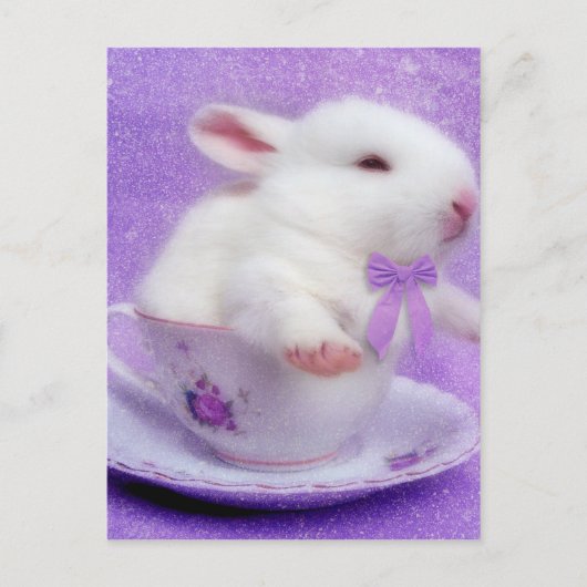 Paarse bundel joy briefkaart (Voorkant)