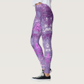 Paarse bundels leggings (Links)