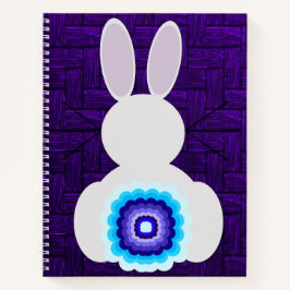 Paarse Bunny Spiral Notitieboek