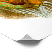  Paarse Burgundy Orchid Flower Poster (Hoek)