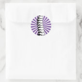Paarse Burst Spine Stickers (Tas)