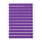 Paarse Business Return Address Slim (Vel)