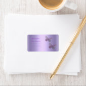 PAARSE BUTTERFLES ADRES ETIKET (Insitu)