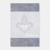 Paarse Butterfleur | Boter op de Fleur de Lis Post-it® Notes (Voorkant)
