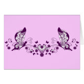 Paarse Butterflies (Voorkant Horizontaal)