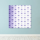 Paarse Butterflies Canvas Afdruk (Insitu (Houten vloer))
