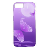 Paarse Butterflies Case-Mate iPhone Case (Achterkant)