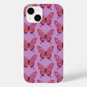 Paarse Butterflies Case-Mate iPhone Case (Achterkant)