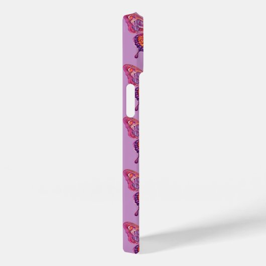 Paarse Butterflies Case-Mate iPhone Case (Achterkant / Rechts)