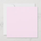 Paarse butterflies en Flow Baby shower Invitation Kaart (Achterkant)