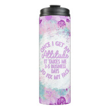 Paarse Butterflies en Flowers Sassy Sarcasm