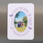 Paarse Butterflies Magneet