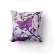 Paarse Butterflies op een filiaal