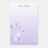 Paarse Butterflies Post It Notes (Voorkant)