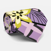 Paarse Butterflies Stropdas (Opgerold)