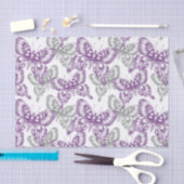 Paarse Butterflies Tissuepapier (Craft)